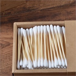 Ватные палочки белые, 200шт/уп Eco Friendly 2000000043005