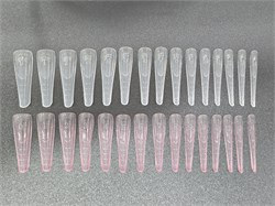 Набор Верхних Форм "Арочный миндаль" розовые 2000000052816