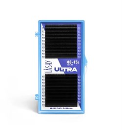 Ресницы чёрные LASHY Ultra - 20 линий - MIX (C 0.10 8-15мм) L20439