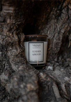Спа-свеча Vintage Home, Leather&Wood 200 мл 2000000028156