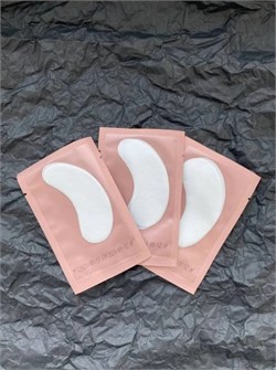 Патчи под глаза для наращивания и окрашивания ресниц классические , розовая упаковка, 1 пара 2000000038476