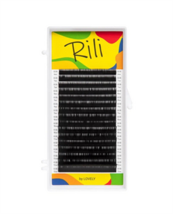 Ресницы чёрные Rili - 16 линий (D 0.07 06мм) 8933720116787