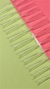 Гелевые типсы Salon312 Балерина без апекса Long глянцевые 72 шт 2000000022130