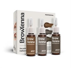 Набор "Шатен" хна для бровей, BrowXenna® 4680043252152