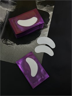 Патчи под глаза для наращивания и окрашивания ресниц классические , фиолетовая упаковка, 1 пара 2053906125955