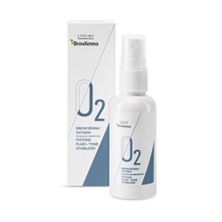 Тоник "OXYGEN O2 FixTone" флюид-стабилизатор тона для бровей и ресниц 4680043256341