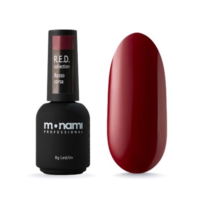 Гель-лак Monami R.E.D. Rosso corsa 8г 4673763760656