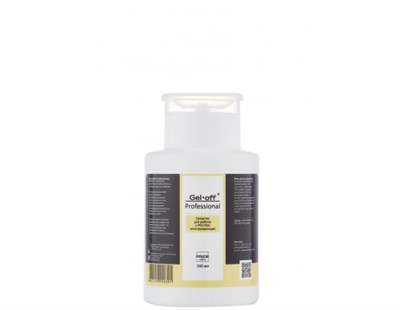 "GEL-OFF" Средство для работы с POLYGEL конструирующее, 200 мл (с помпой) 4627159920391