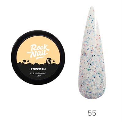 Гель-краска RockNail Popcorn 55 Let’s Watch Netflix 2546131405980