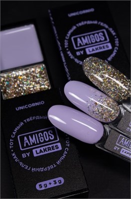 Тот самый твердый гель-лак AMIGOS by LAKRES UNICORNIO, 8 гр 2000000032795