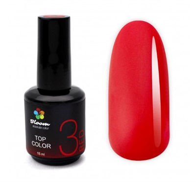 Топ Bloom COLOR №3 Красный, 15 мл (ЧЗ) 4673761590101