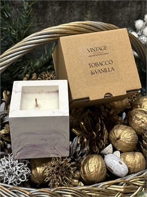 Спа-свеча Vintage Home, Tobacco&Vanilla в керамике 50мл 2000000033884