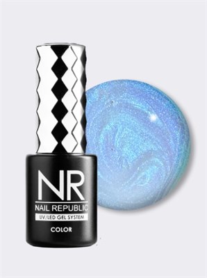 Nail Republic-024 Гель-лак, PEARL PRINT Жемчужно-сияющий 10 мл 4630352408191