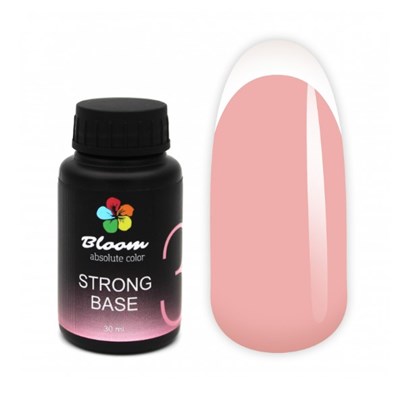База Bloom Strong жесткая оттенок №3 (светлый розовый) 30 мл 4603739340186