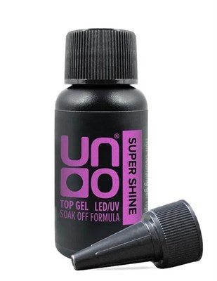 UNO, Верхнее покрытие для гель-лака Супер Блеск Super Shine без липкого слоя, 30 г 4660199150342