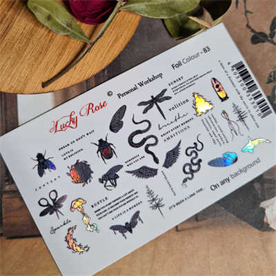 LUCKY ROSE Foil Colour holography-83 4603300353010