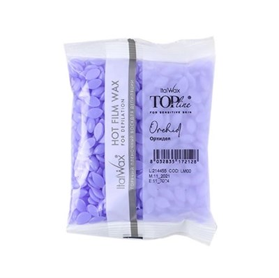 Воск горячий (пленочный)  ITALWAX Top Line Orchid (Орхидея)  100 гр 8052532721535