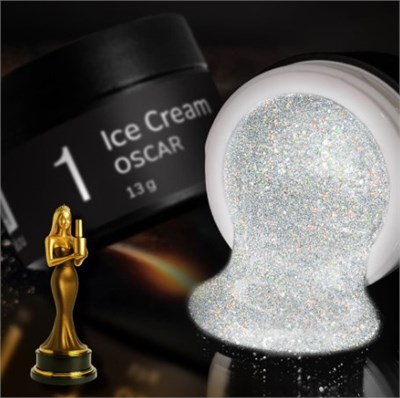 Гель для моделирования ногтей. Ice Cream Gel Oscar # 01, 13 г 4630560985675