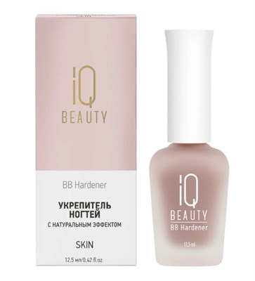 IQ BEAUTY Средство для ногтей/ Укрепитель BB Hardener/ с натуральным эффектом, тонирующий/ Skin, 12.5 мл 4610210592231