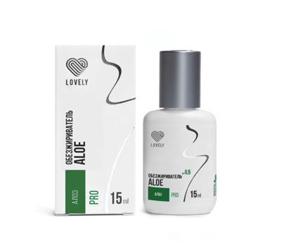 Обезжириватель LOVELY "Aloe" аромат алоэ, 15ml 4627180208147-1
