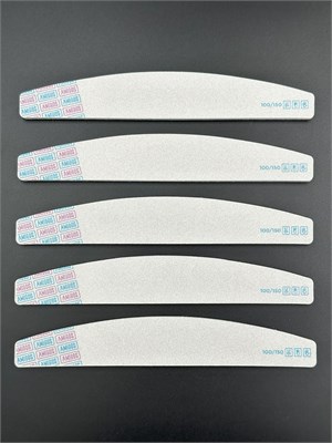 Пилка одноразовая лодка на вспененной основе 100/150, 28x180 мм, white 4673754401094