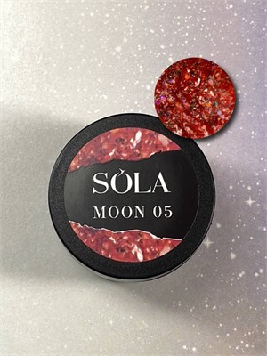 Гель с блестками MOON 05 SOLAlove, 5мл 2000000364612