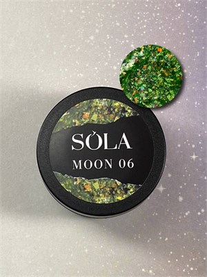 Гель с блестками MOON 06 SOLAlove, 5мл 2000000364681