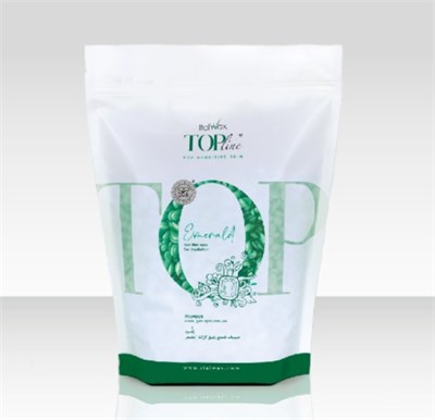 Воск горячий (пленочный)  ITALWAX Top Line Emerald (Изумруд) гранулы 750гр 8052532720347