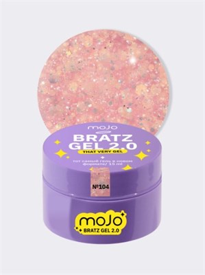 MOJO Гель  BRATZ GEL 2.0 №104 (15 мл) 4650428666928