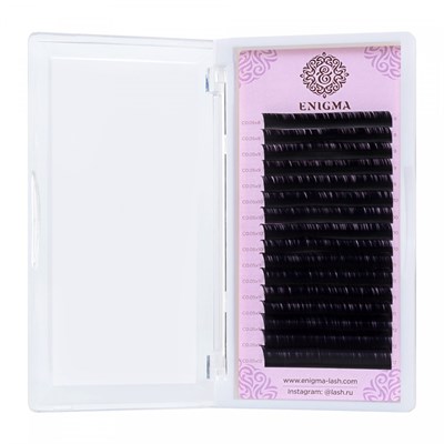 Черные ресницы Enigma микс 0,05/L/7-14 mm (16 линий) 4630024104307