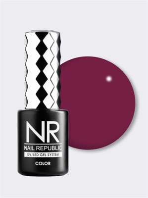 Nail Republic-176 Cherry lady гель-лак, Темно-алый 10 мл 09043