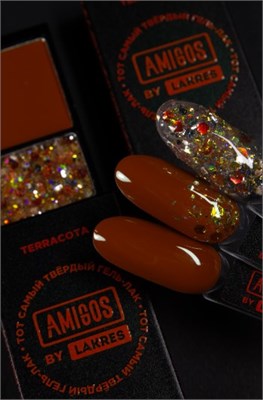 Тот самый твердый гель-лак AMIGOS by LAKRES TERRACOTA, 8 гр 2000000032856