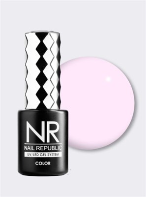 Nail Republic-296 Lilac гель-лак, Припыленный нежно-розовый 10 мл 07784