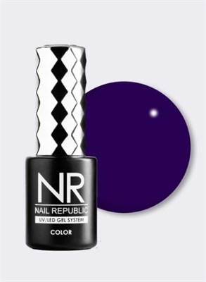 Nail Republic-328 Deep ocean гель-лак, Черно-синий 10 мл 09306