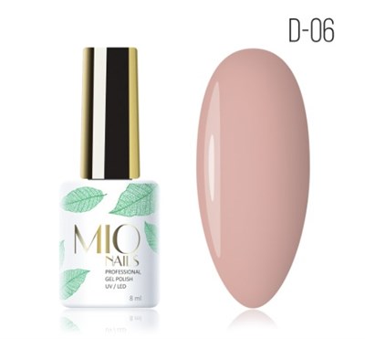 Mio Гель-лак D-06. Крем-брюле, 8 мл 4603741476026