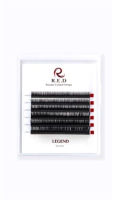 Ресницы черные R.E.D "Legend" 6 линий L 0.10 MIX mini  5-6 mm 2010294306458