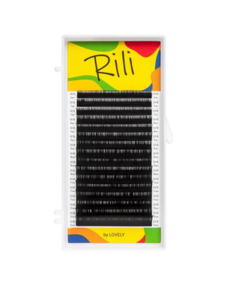 Ресницы чёрные Rili - 16 линий (D 0.07 15мм) 8933720116879
