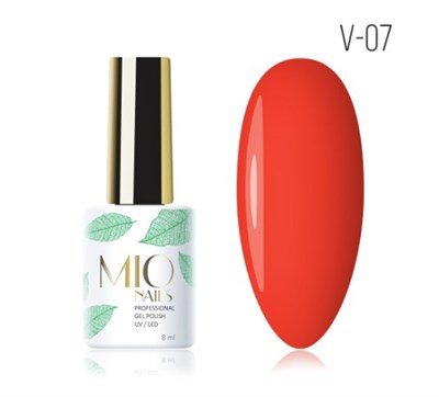 Mio Гель-лак. V-07. Красный мак, 8 мл 4603741477474