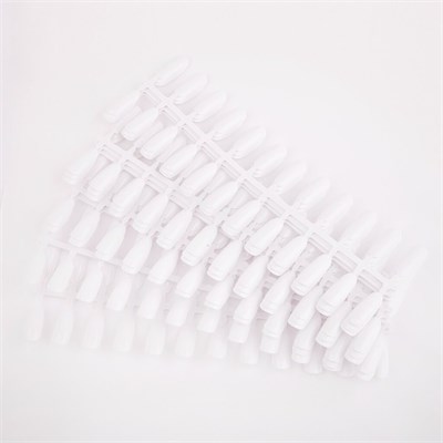 Типсы отрывные 240 шт, белые 2050000105302