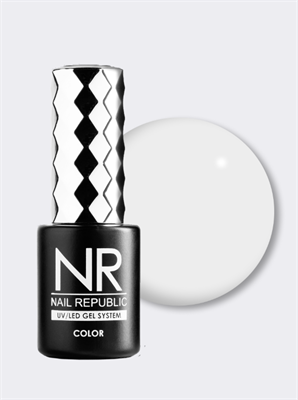 Nail Republic-001 Classic\Vamp гель-лак, Ярко-белый (10 мл) 4630352402670