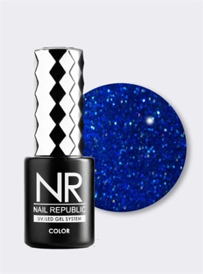 Nail Republic-462 Frozen гель-лак, Мерцающий синий (10 мл) 1121133
