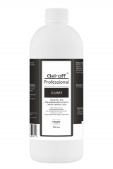 "GEL-OFF" Средство для обезжиривания ногтей и снятия липкого слоя Cleaner Professional, 500 мл 4665299186901