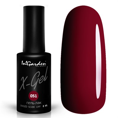 InGarden Гель-лак X-Gel N° 51, 8 мл 2000000075587