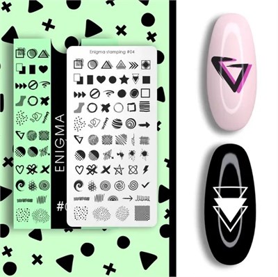 Пластина для стемпинга Enigma Stamping №04 2777000004731