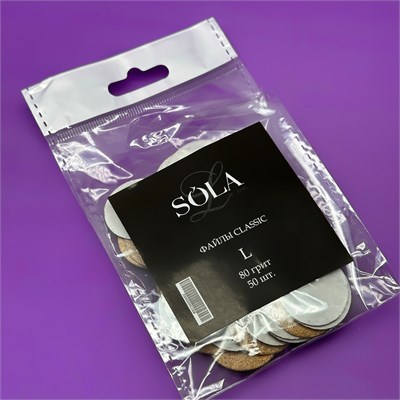Файлы classic ДИСК L 80 грит SOLAlove, 50шт 2000000451008