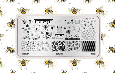 Пластина для стемпинга Go! Stamp 201 Honeybee 2546131604901