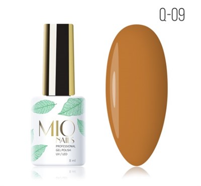 Mio Гель-лак Q-09. Каштановый сироп, 8 мл (ЧЗ) 4603766180380