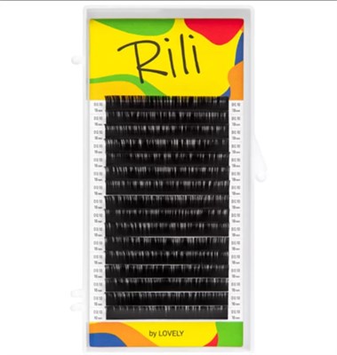 Ресницы чёрные Rili - 16 линий (C 0.07 09мм) 8933720116633