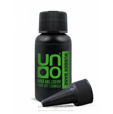 UNO, Базовое покрытие под гель-лак Rubber, 30 г (ЧЗ) 4660199150359