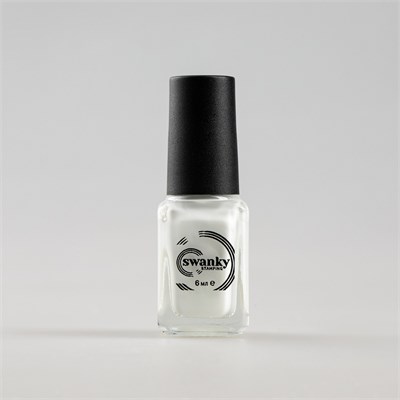 Swanky Stamping Лак для дизайна ногтей S02 белый 6мл 7693733360935